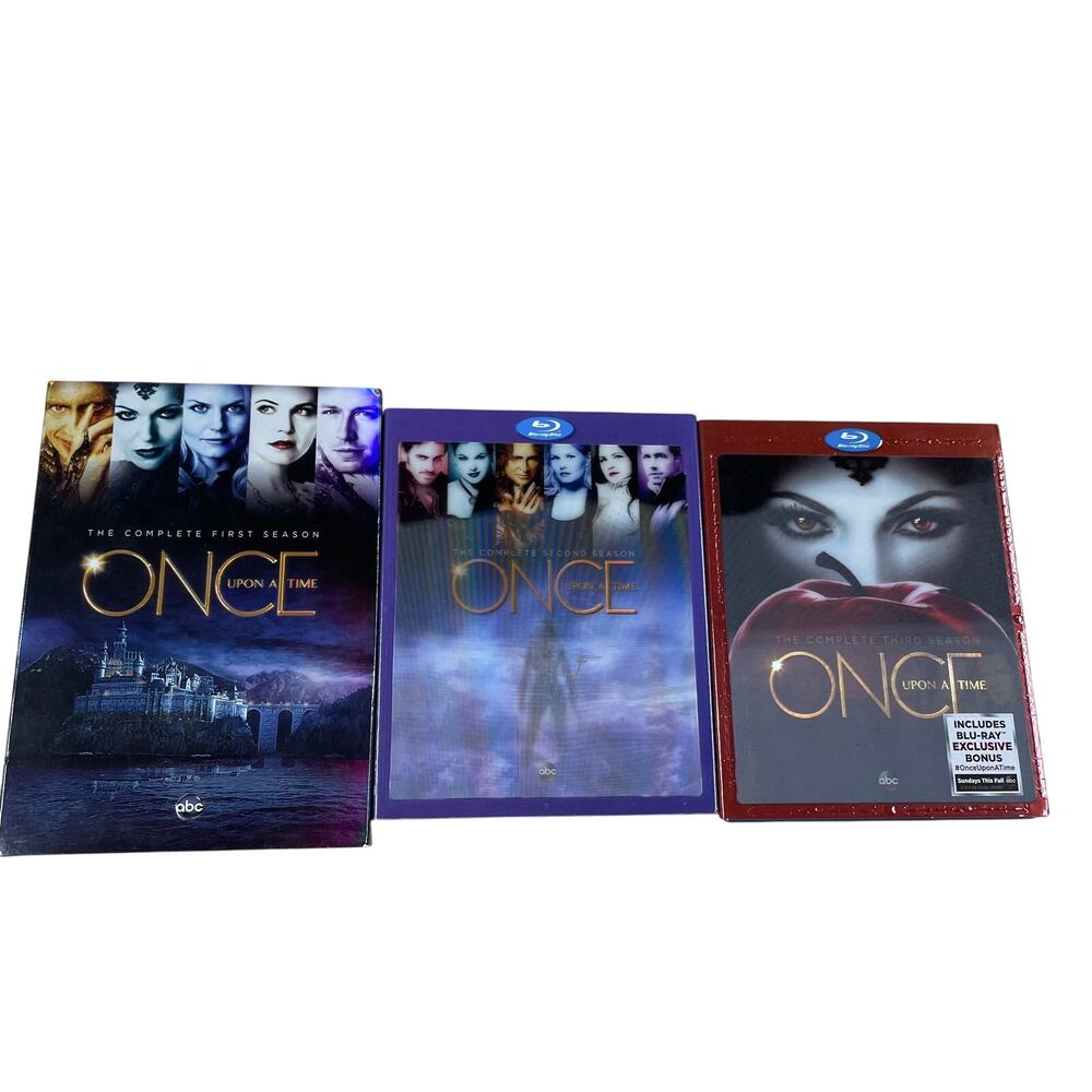 Once Upon a Time Seasons 1-2-3 Disc Set ABC Studios Complete Sets Used DVD